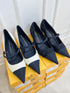 Ladies Elegant Pointy Toe Buckle Heels